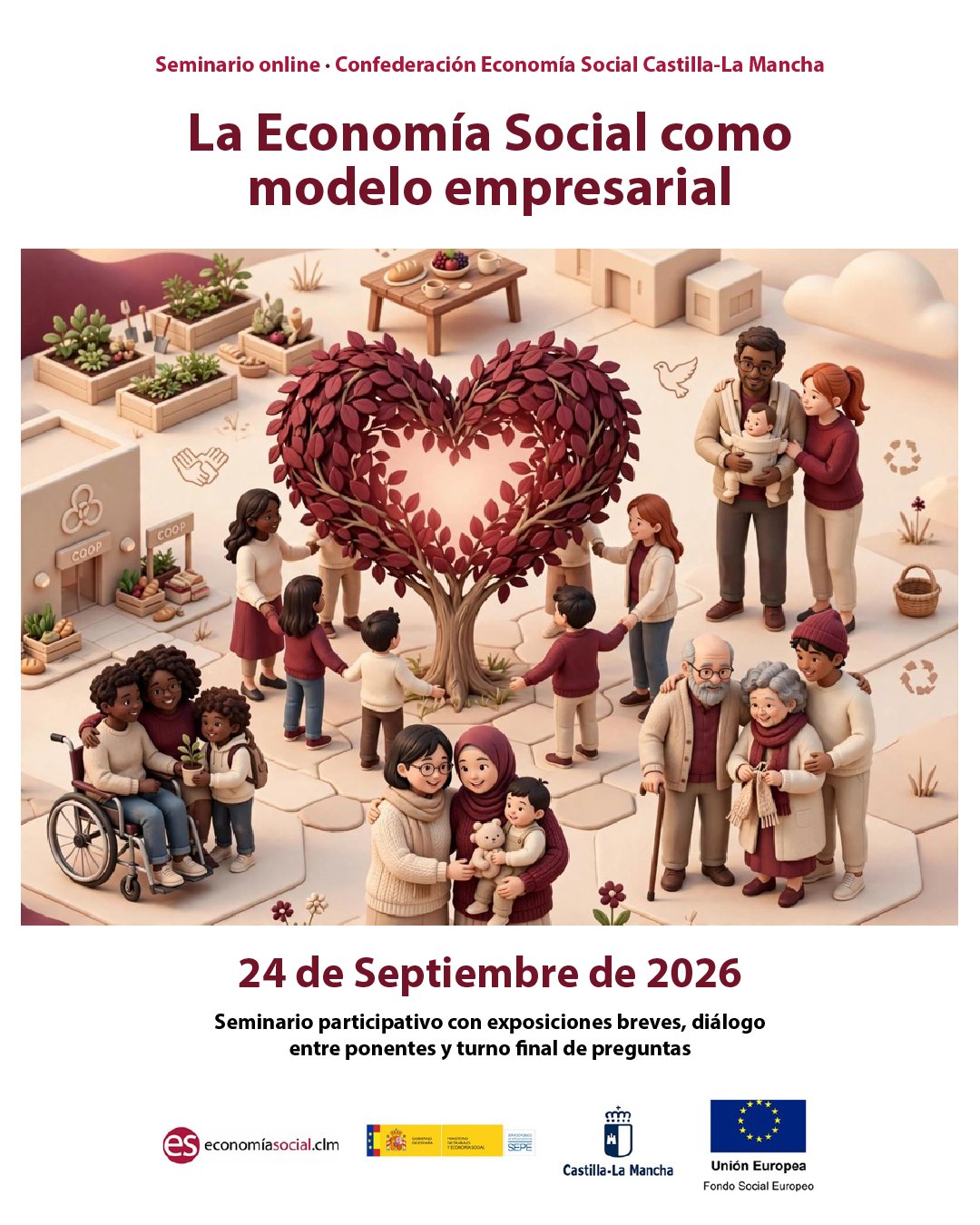 Aseircam participa en el Seminario Online de la Confederación de Economía Social de Castilla-La Mancha